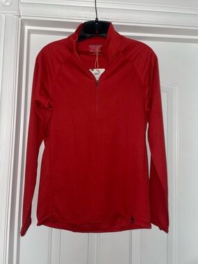Men's PATAGONIA Capilene Midweight Zip-Neck Baselayer Top #44447 AMANITA RED XS
